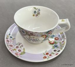 TAZZA E PIATTINO CERAMICA