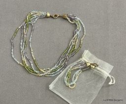 COLLANA BRACCIALE CRISTALLI