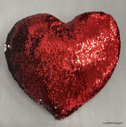 CUSCINO CUORE GLITTER