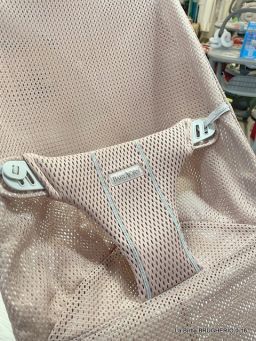 BABYBJORN BOUNCER BLISS DUSTY PINK MESH