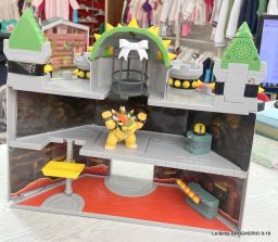 NINTENDO SUPER MARIO PLAYSET CASTELLO DI BOWSER DELUXE