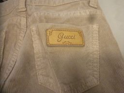 PANTALONI VELLUTO GUCCI