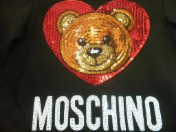 ABITO M/L MOSCHINO NERO