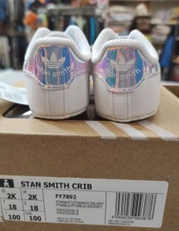 SCARPE CULLA C/LACCI STAN SMIT CRIB ADIDAS NUOVE