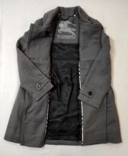 CAPPOTTO DOPPIO PETTO MISTO LANA/CACHEMIRE FODERATO BURBERRY