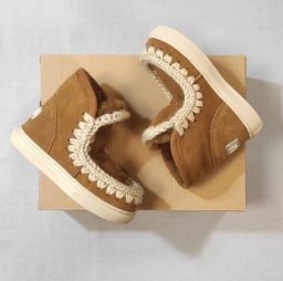 TRONCHETTI ESKIMO SNEAKERS NOCCIOLA INT/PELO MOU NUOVI