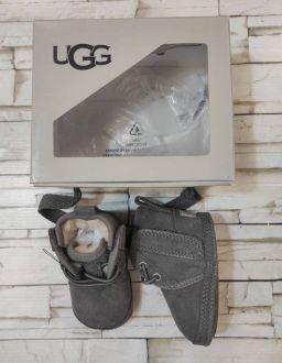 POLACCHINE PELLE INT/PELO I BABY NAEUMEL UGG NUOVE 0/6 MESI