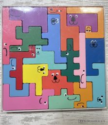 PUZZLE LEGNO TETRIS NUOVO