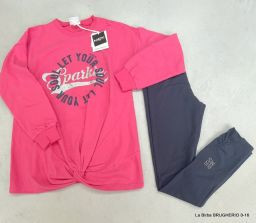 MAXIFELPA MEK  NUOVA + LEGGINGS BLU