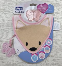 CHICCO FRESH BIB BAVAGLINO CON MASSAGGIAGENGIVE NUOVO