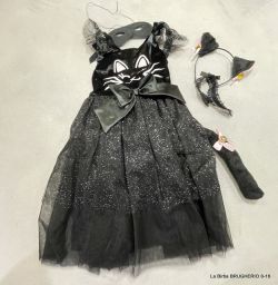 COSTUME HALLOWEEN GATTO NERO