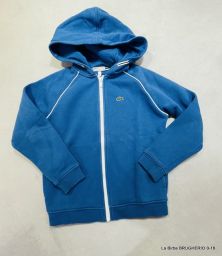 FELPA LACOSTE C/ZIP