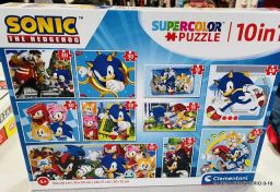 PUZZLE SONIC 10 IN 1 NUOVO