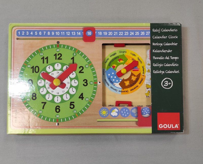 CALENDARIO CON OROLOGIO GOULA