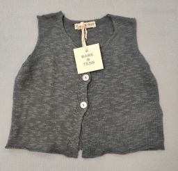 GILET COTONE/LINO BABE & TESS NUOVO