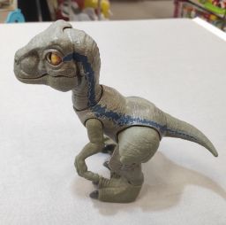 VELOCIRAPTOR BLUE DINO RIVALS JURASSIC WORLD 21CM