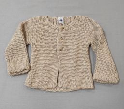 CARDIGAN COTONE/LANA PETIT BATEAU