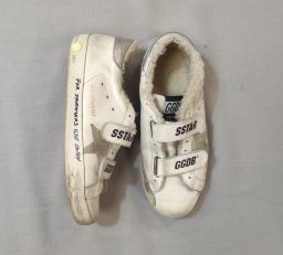 SNEAKERS C/STRAPPI INT/PELO OLD SCHOOL GOLDEN GOOSE