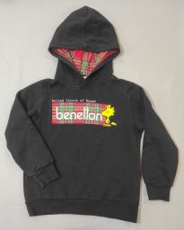 FELPA GARZATA C/CAPP PEANUTS SNOOPY BENETTON