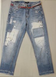 JEANS C/APPLICAZIONI DESIGUAL TG28