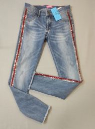 JEANS ELASTICIZZATI C/PAILETTES GAUDI