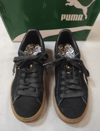 SNEAKERS SCAMOSCIATE C/LACCI PUMA COME NUOVE