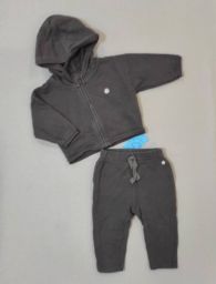 TUTA C/CAPP/ZIP GARZATA PETIT BATEAU