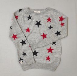 MAGLIONE STELLE MISTO LANA FRED MELLO