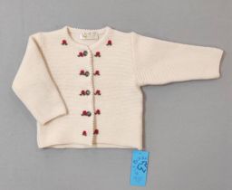 CARDIGAN MISTO LANA C/RICAMI CREAZIONI CHIC