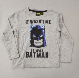 MAGLIA M/L C/PAILETTES BATMAN