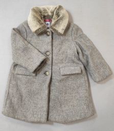 CAPPOTTO LANA INT/PILE COLLO PELLICCIA STACCABILE PETIT BATEAU