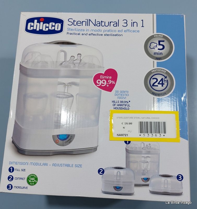 STERILIZZATORE STERIL NATURAL CHICCO