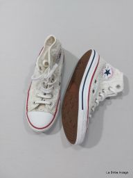 SCARPE C/LACCI CONVERSE ALL STAR ALTE 33.5