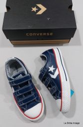 SCARPE PELLE C/STRAP CONVERSE