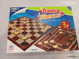 GIOCO DA TAVOLA DAME E FILETTO