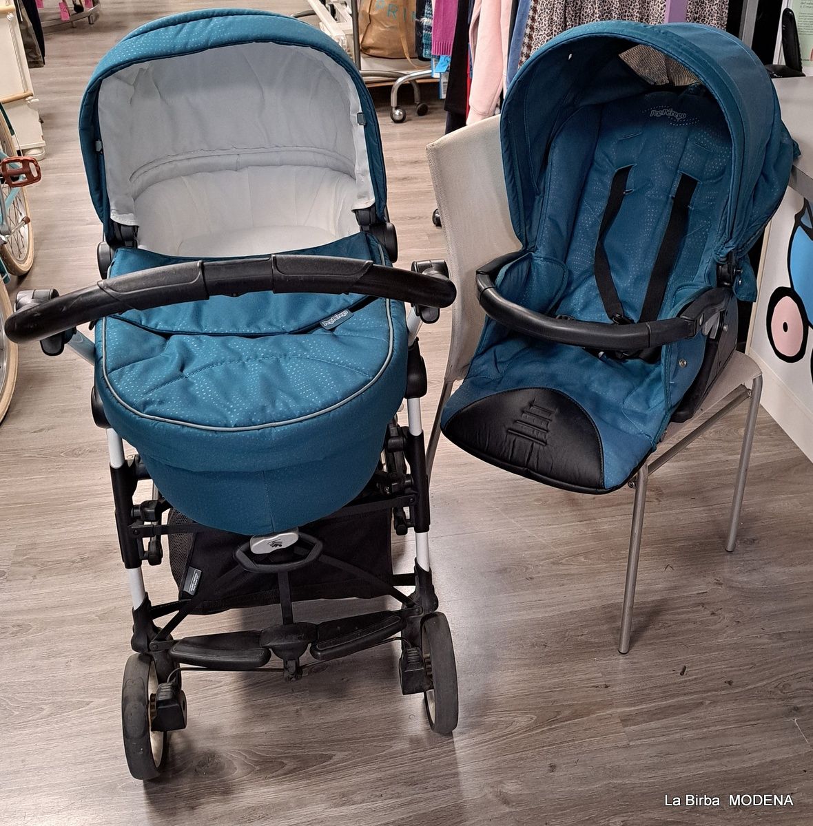 DUO PEG PEREGO *** PASSEGGINO + NAVICELLA