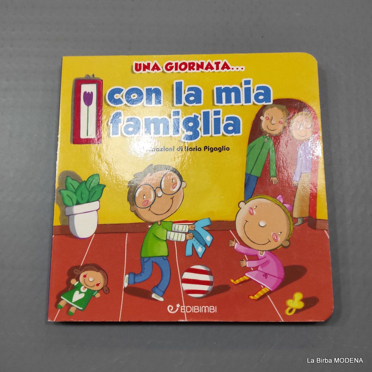 LIBRO CARTONATO CON LA MIA FAMIGLIA