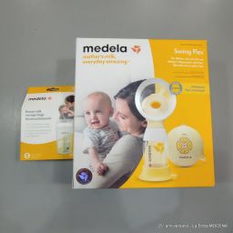 TIRALATTE MEDELA SWING FLEX USATO 1 VOLTA + SACCHETTI LATTE NUOVO