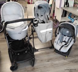 TRIO PEG PEREGO COMPL + PEDANA+ STENDER + BASE ISOFIX + ISIZE