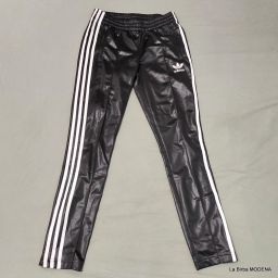 PANTALONI COTONE SPALMATO ADIDAS