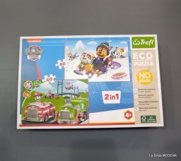 PUZZLE ECO PAW PATROL 60 + 60 PZ