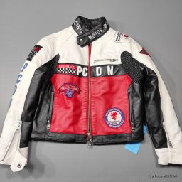 GIACCA DA MOTO PELLE PIERRE CARDIN