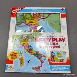 KIDDY PLAY ITALIA E LE SUE REGIONI PUZZLE MAGNETICO IN LEGNO