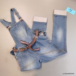 SALOPETTE JEANS BENETTON NUOVA