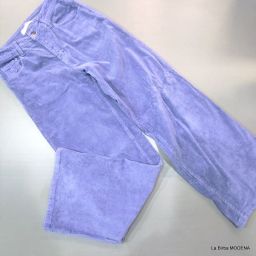 PANTALONI VELLUTO BLUI