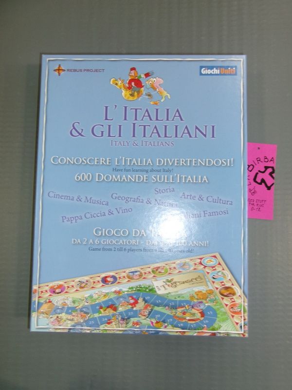 GIOCO L'ITALIA E GLI ITALIANI