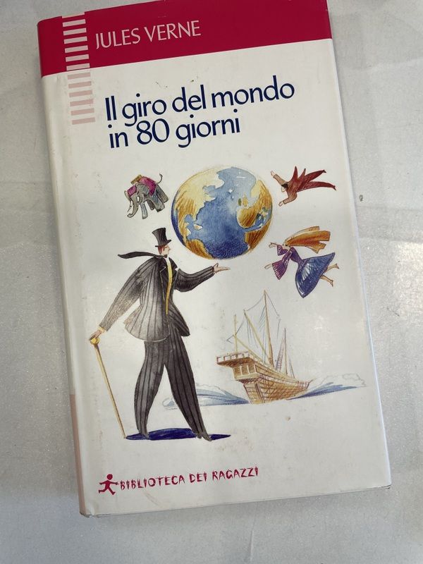 LIBRO GIRO DEL MONDO IN 80 GIORNI