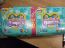 46X PANNOLINI PAMPERS BABY DRY 5