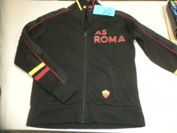 FELPA FULL ZIP AS ROMA