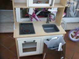 CUCINA LEGNO IKEA + ACCESSORI